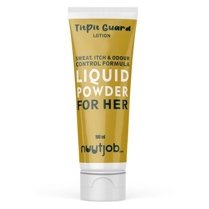 Titpit Guard Liquid Powder for Women 100ml | Anti Perspiration | Odour Control | Lightening Formula For Women - Nuutjob