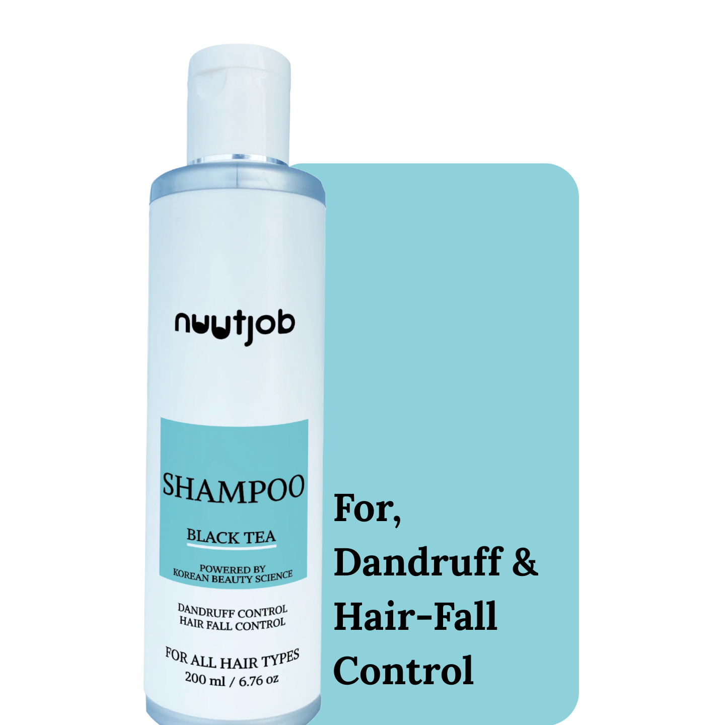 Nuutjob Black Tea Anti-Dandruff & Hair Fall Control Shampoo For | Unis