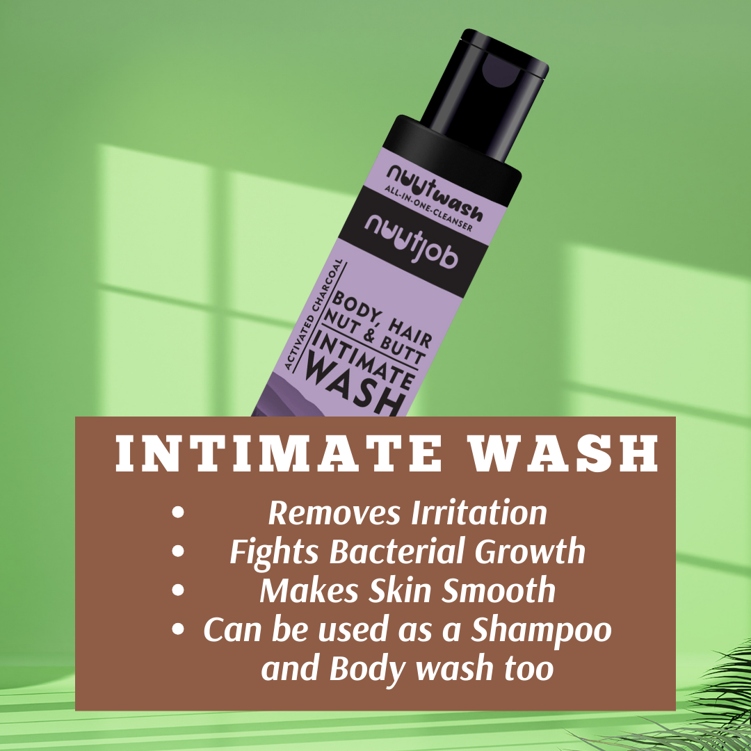 Nuutwash Intimate Nut, Butt, Body And Hair Wash Four-In-One Cleanser 200ml