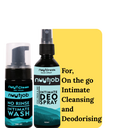 Quick Fix Combo Nuutclean Dry Wash + Nuut Fresh Intimate Deo Spray 200ml Combo pack