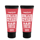 Nuutjob Intimate Hair Removal Cream Set of 2 for Men private areas- 50 gm