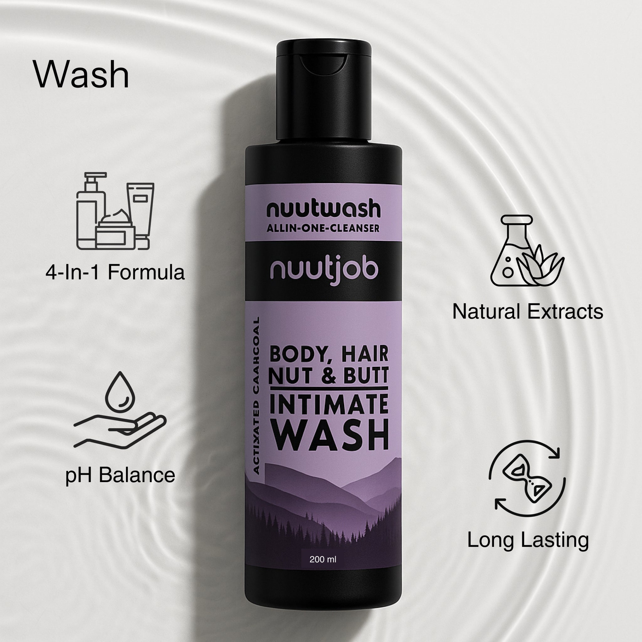 All-in-one Combo Intimate Wash + Liquid Powder + Intimate Deo Spray 400ml Combo Pack