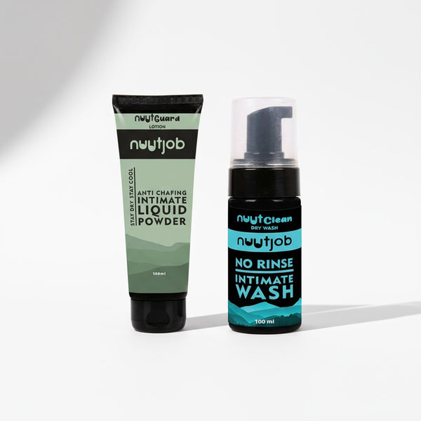 Sweat Proof 200ml Combo Nuutclean Dry Wash + Nuut Guard Liquid Powder ...