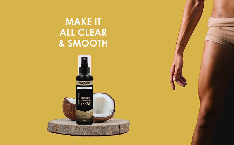 Hair Removal Spray Ayurvedic Formulation + Intimate Brightening cream | 200 Ml combo pack