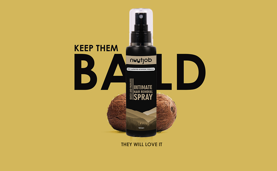 Hair Removal Spray Ayurvedic Formulation + Intimate Brightening cream | 200 Ml combo pack
