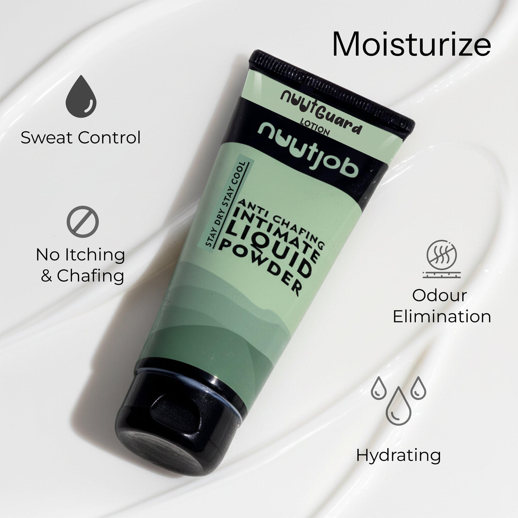 Sweat Proof 200ml Combo Nuutclean Dry Wash + Nuut Guard Liquid Powder