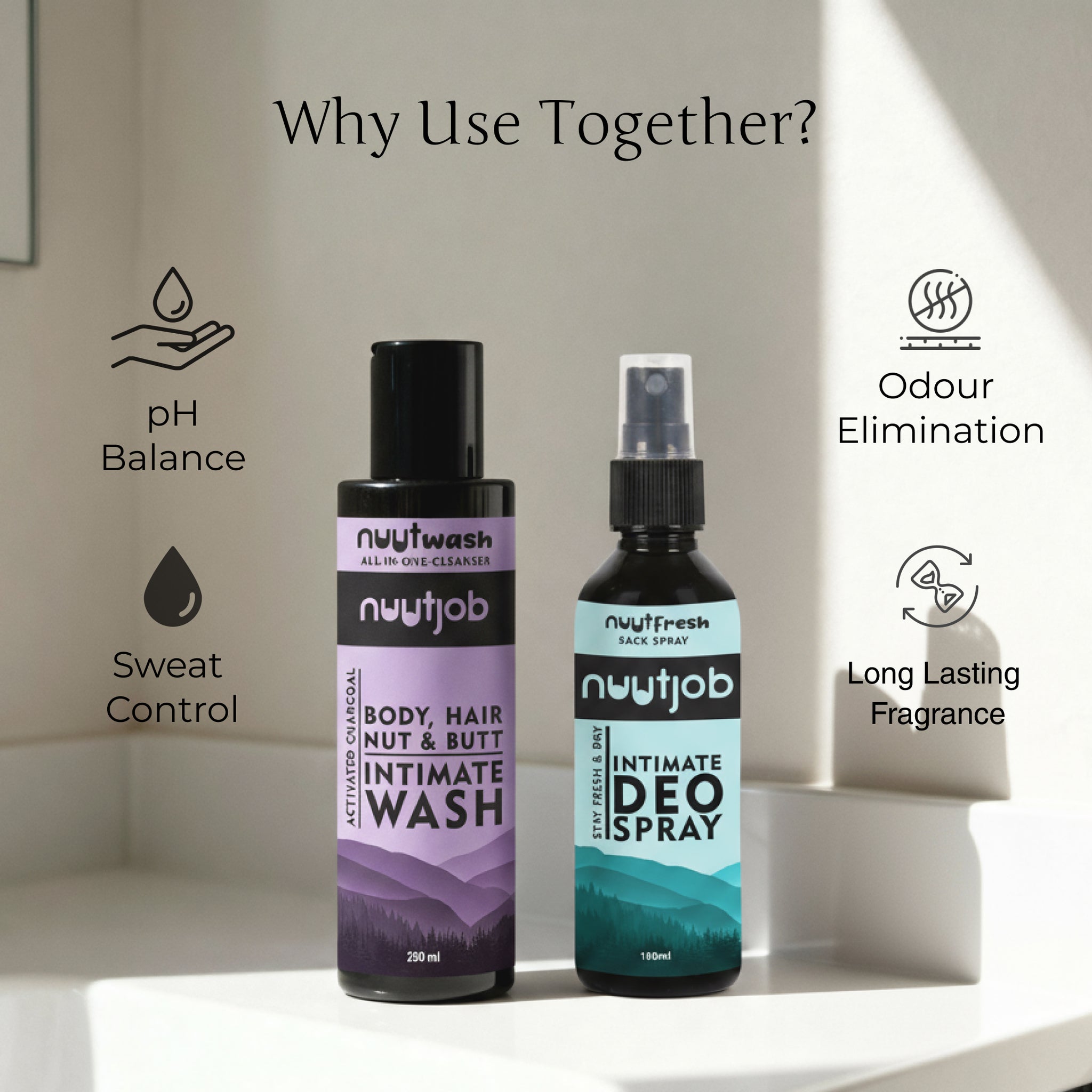 Stay Fresh 300ml Combo Intimate And Hygiene Wash + Intimate Deo