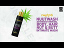 Nuutwash Intimate Nut, Butt, Body And Hair Wash Four-In-One Cleanser 200ml