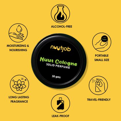 Nuut Cologne Solid Perfume For Men 50gm - Nuutjob